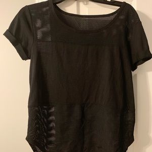Kohl’s black mesh shirt